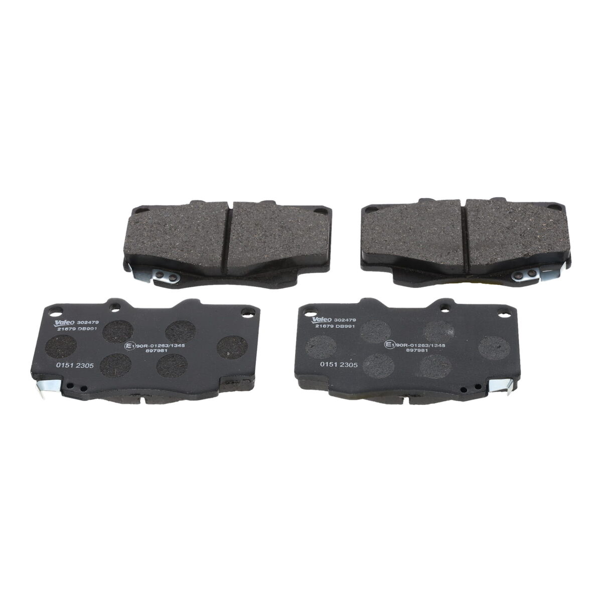 Kit pastiglie freno, Freno a disco - 302479 VALEO